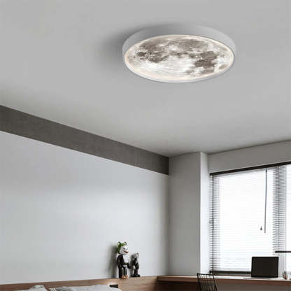Quinn Modern Flush Mount Ceiling Light Black/White Bedroom