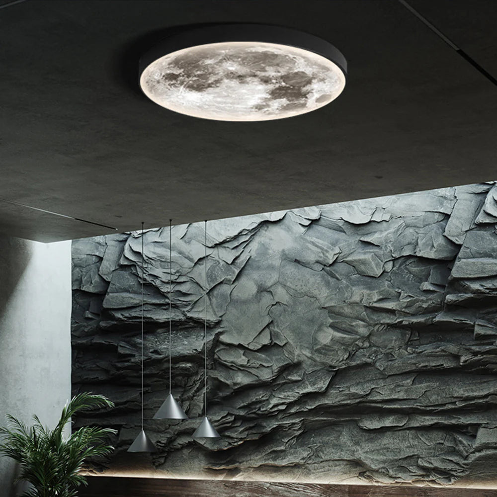 Quinn Modern Flush Mount Ceiling Light Black/White Bedroom