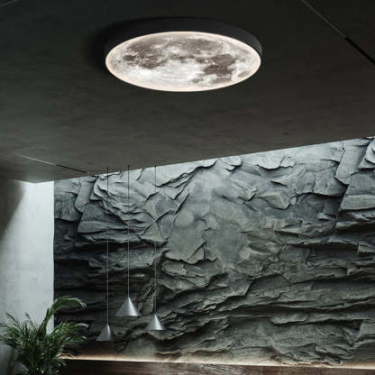 Quinn Modern Flush Mount Ceiling Light Black/White Bedroom