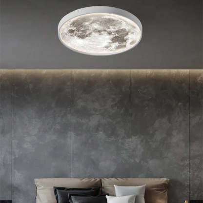 Quinn Modern Flush Mount Ceiling Light Black/White Bedroom