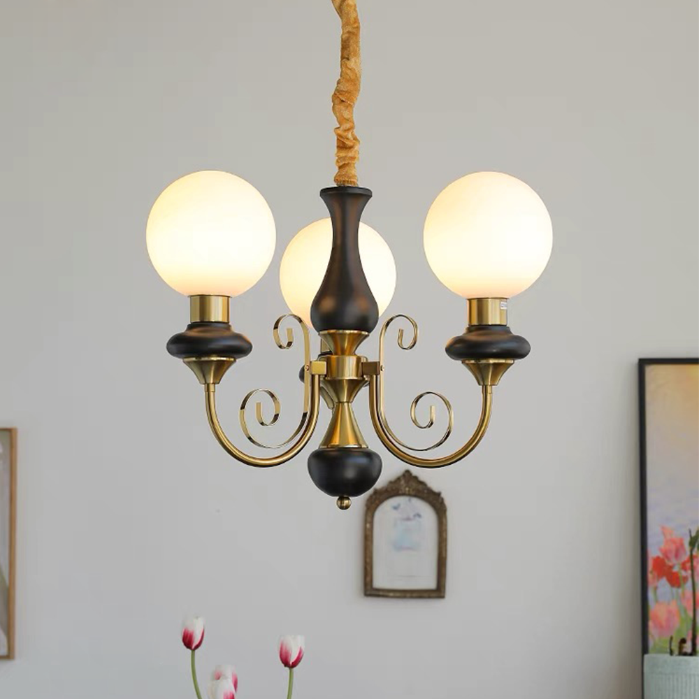Valentina Modern Creative Chandelier Glass Metal Dining Room Living Room
