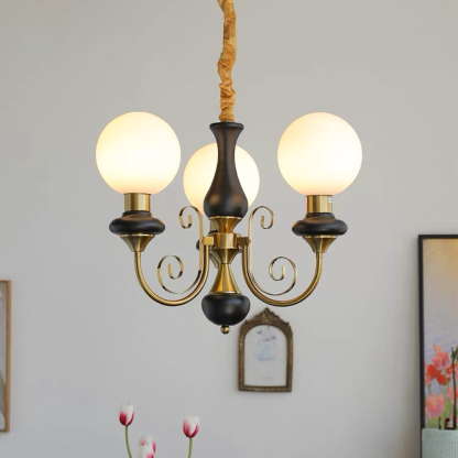 Valentina Modern Creative Chandelier Glass Metal Dining Room Living Room