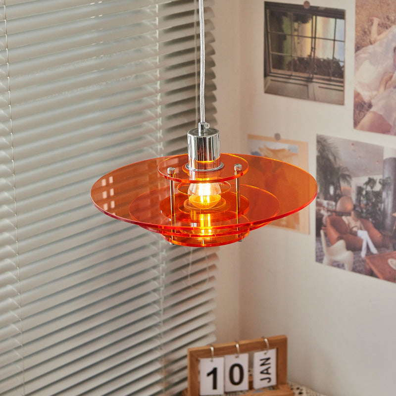 Orange Cairns Pendant Light - Modern Dining Room Lighting