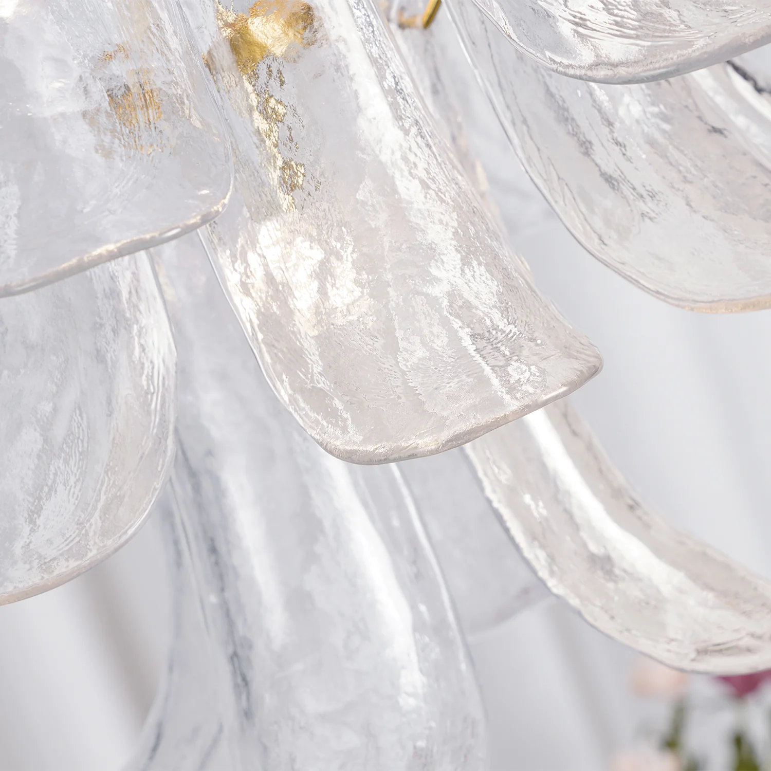 Alessio Vintage Luxury Metal Glass Chandelier Living Dining Room Bedroom