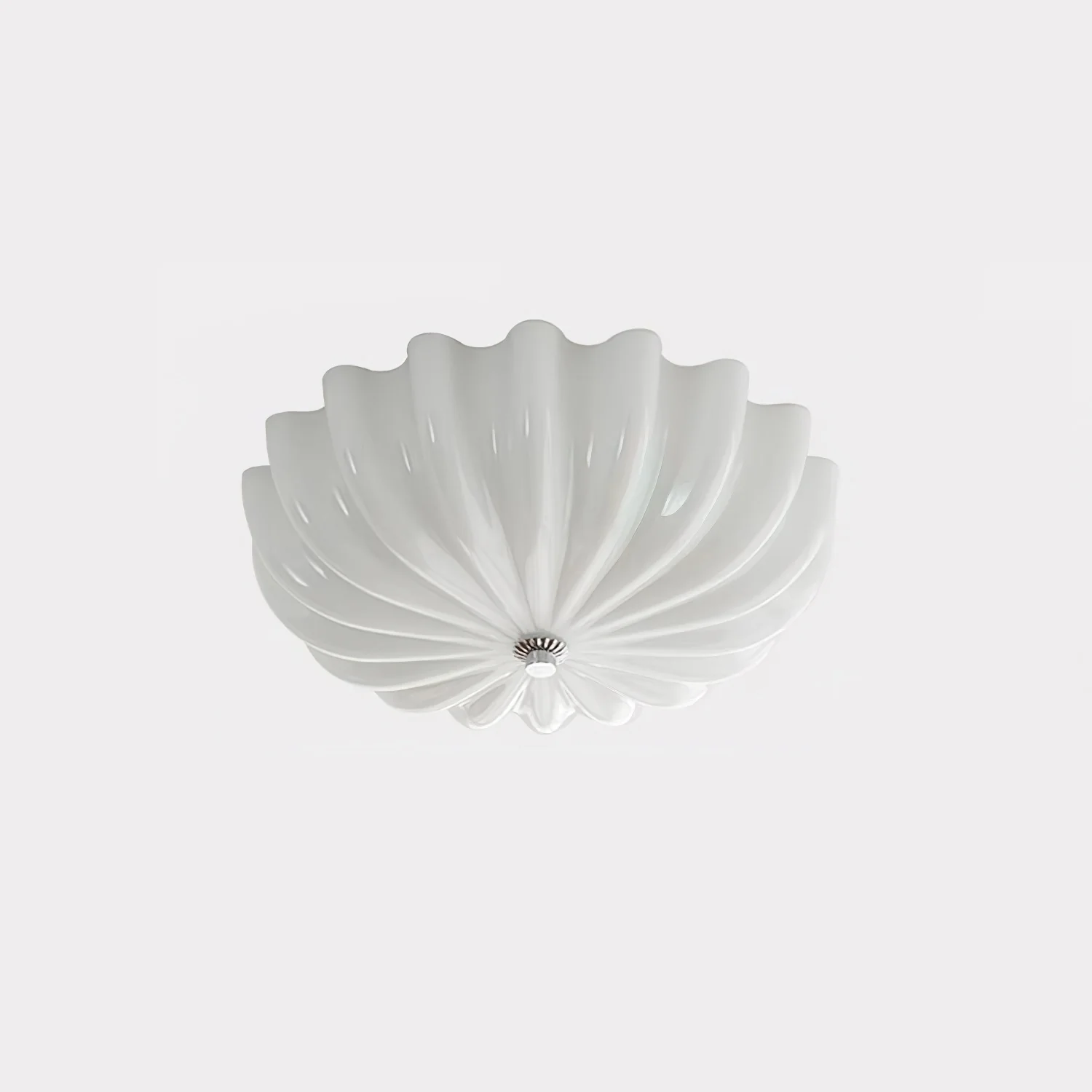 Quinn Modern Round Glass Ceiling Light Shades Bedroom Living Room