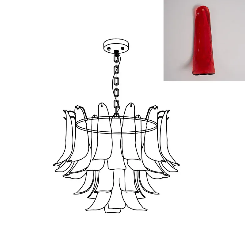 Marilyn Vintage Luxury Metal Glass Chandelier Living Dining Room Bedroom