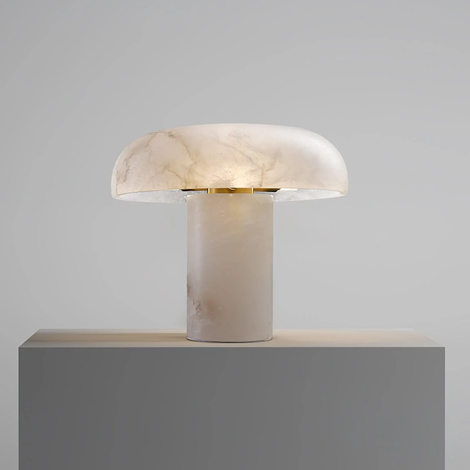 Jade Modern Alabaster Table Lamp Scene Living Room Bedroom