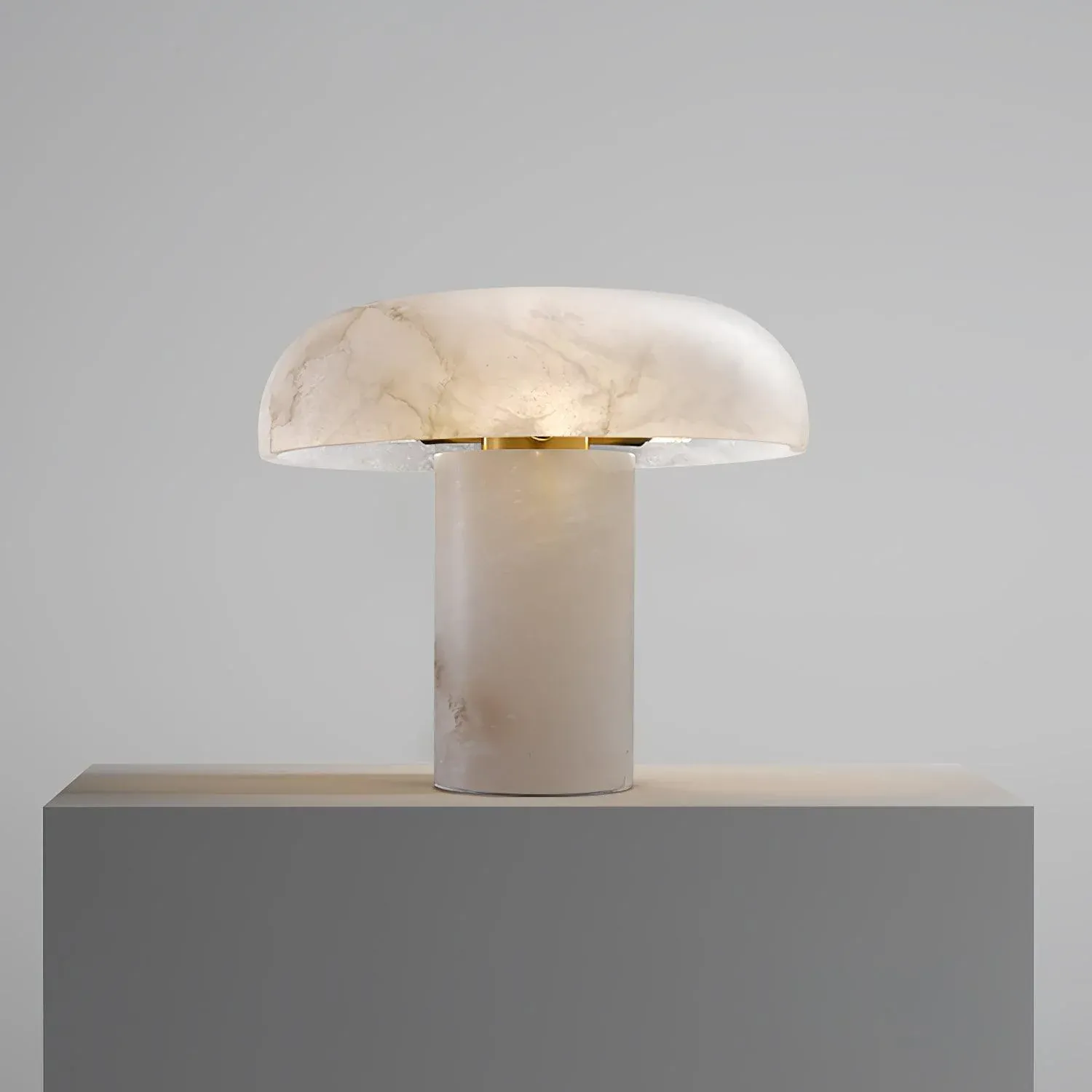Jade Modern Alabaster Table Lamp Scene Living Room Bedroom