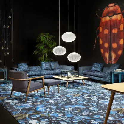 Hailie Modern Metal Glass Pendant Light Bedroom Living Room