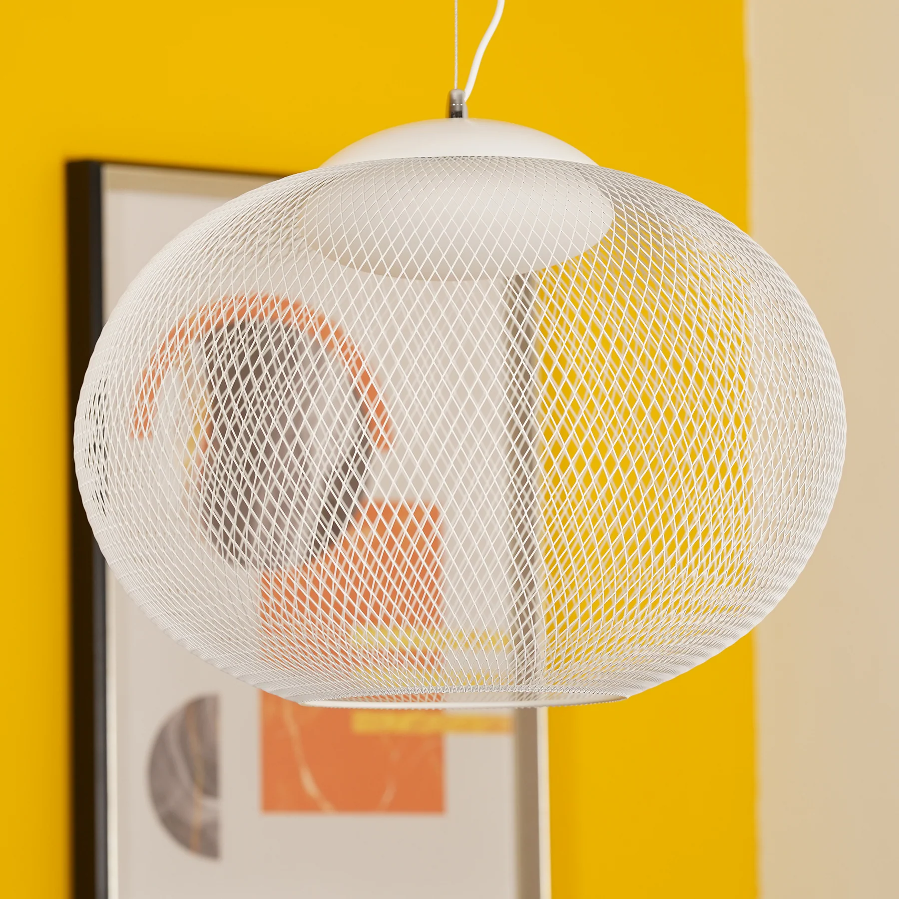 Hailie Modern Metal Glass Pendant Light Bedroom Living Room