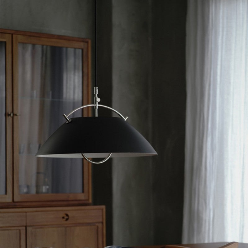 Black Cairns Nordic Pendant Light in Dining Room