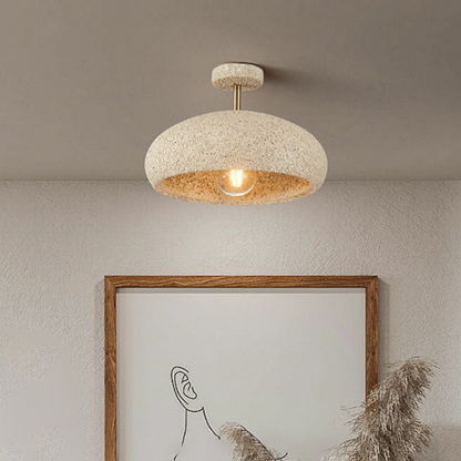 Byers Nordic Flush Mount Resin Ceiling Light