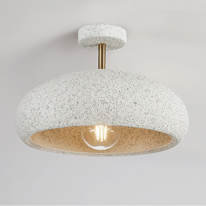 Byers Nordic Flush Mount Ceiling Light with Resin Shade