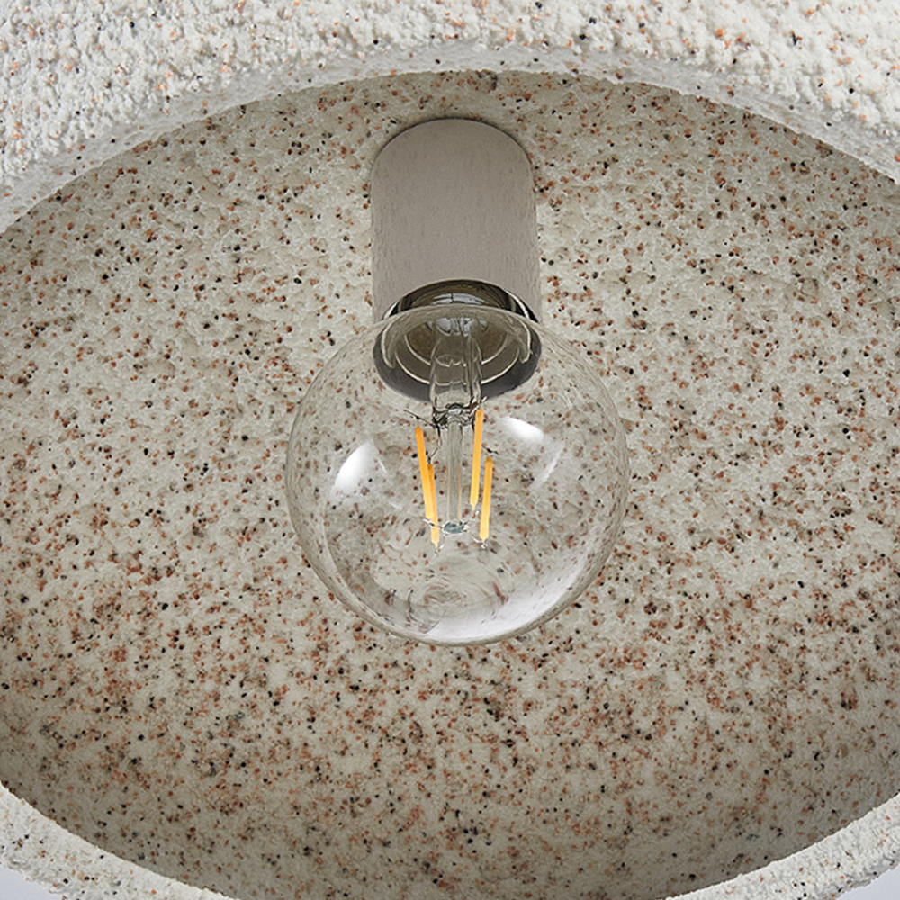 Byers Nordic Ceiling Light Resin Shade with LED bulb
