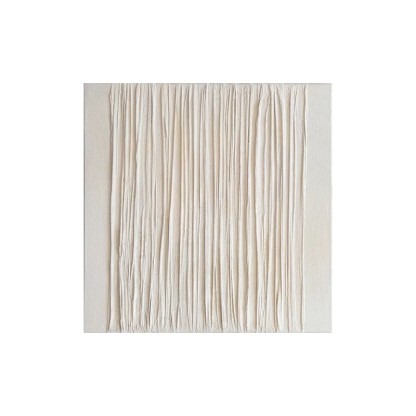 WABI-SABI Modern Beige Stripe Oil Painting Canvas Wall Art Living Room
