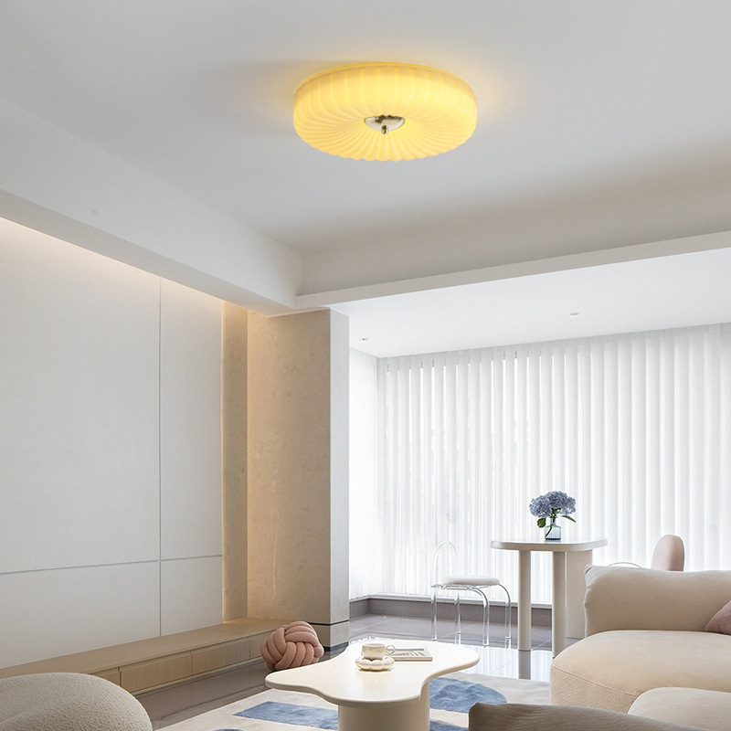 Quinn Modern LED Glass Flush Mount Ceiling Light Bedroom