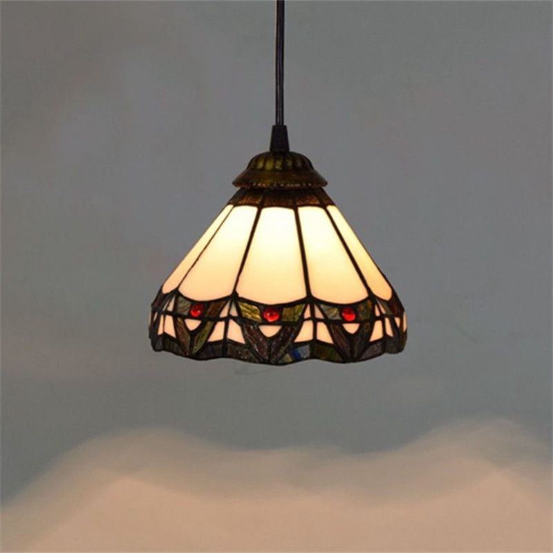 Eryn Cottage LED Pendant Light Metal Glass Living Room Bedroom
