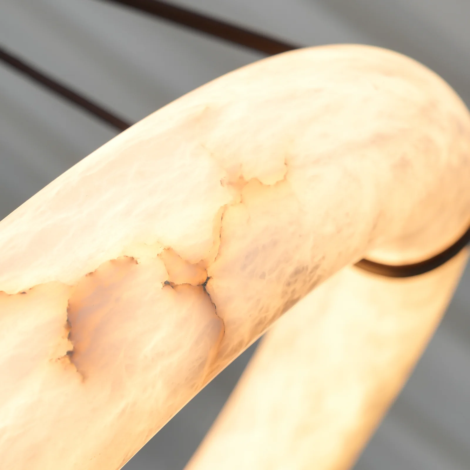 Hailie Vintage Unusual Resin Leather Pendant Light Living Dining Room