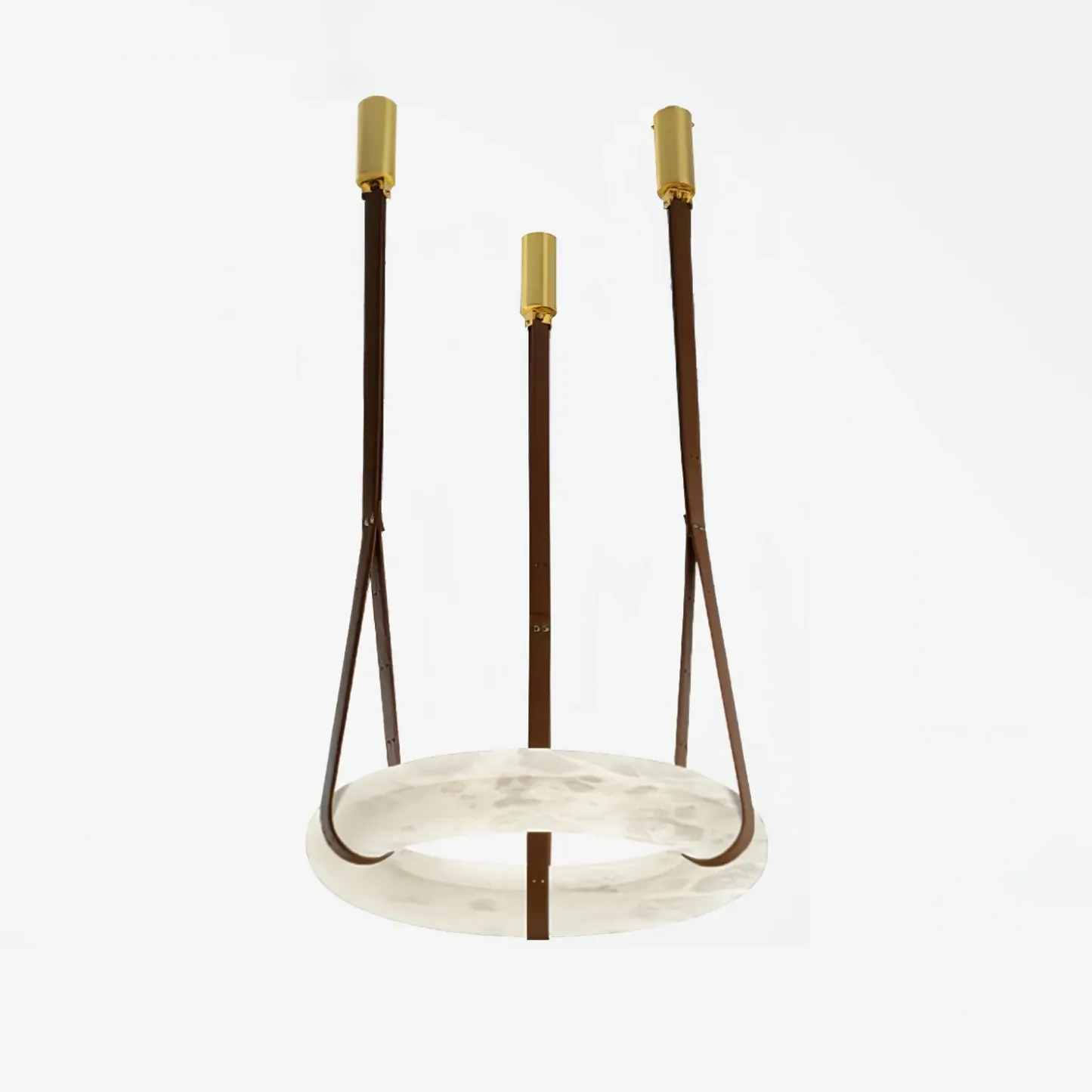 Hailie Vintage Unusual Resin Leather Pendant Light Living Dining Room