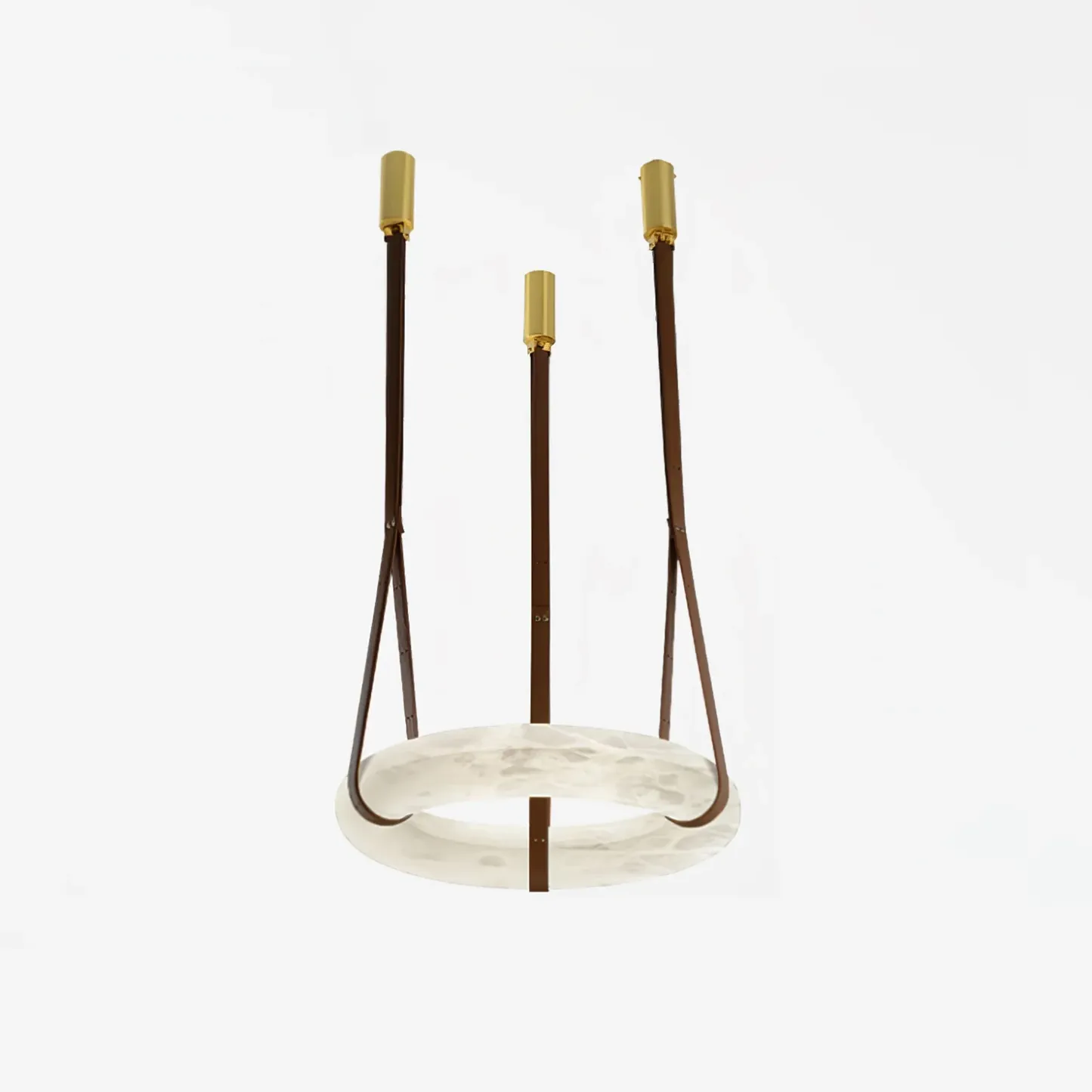 Hailie Vintage Unusual Resin Leather Pendant Light Living Dining Room