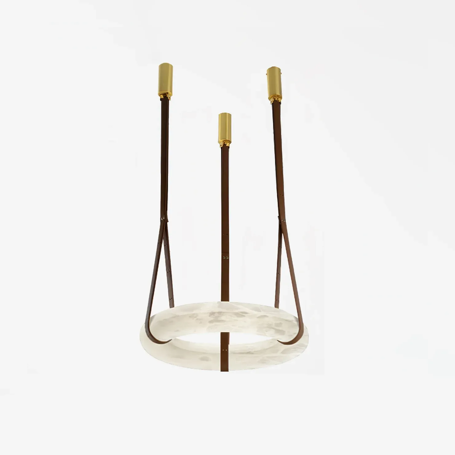 Hailie Vintage Unusual Resin Leather Pendant Light Living Dining Room