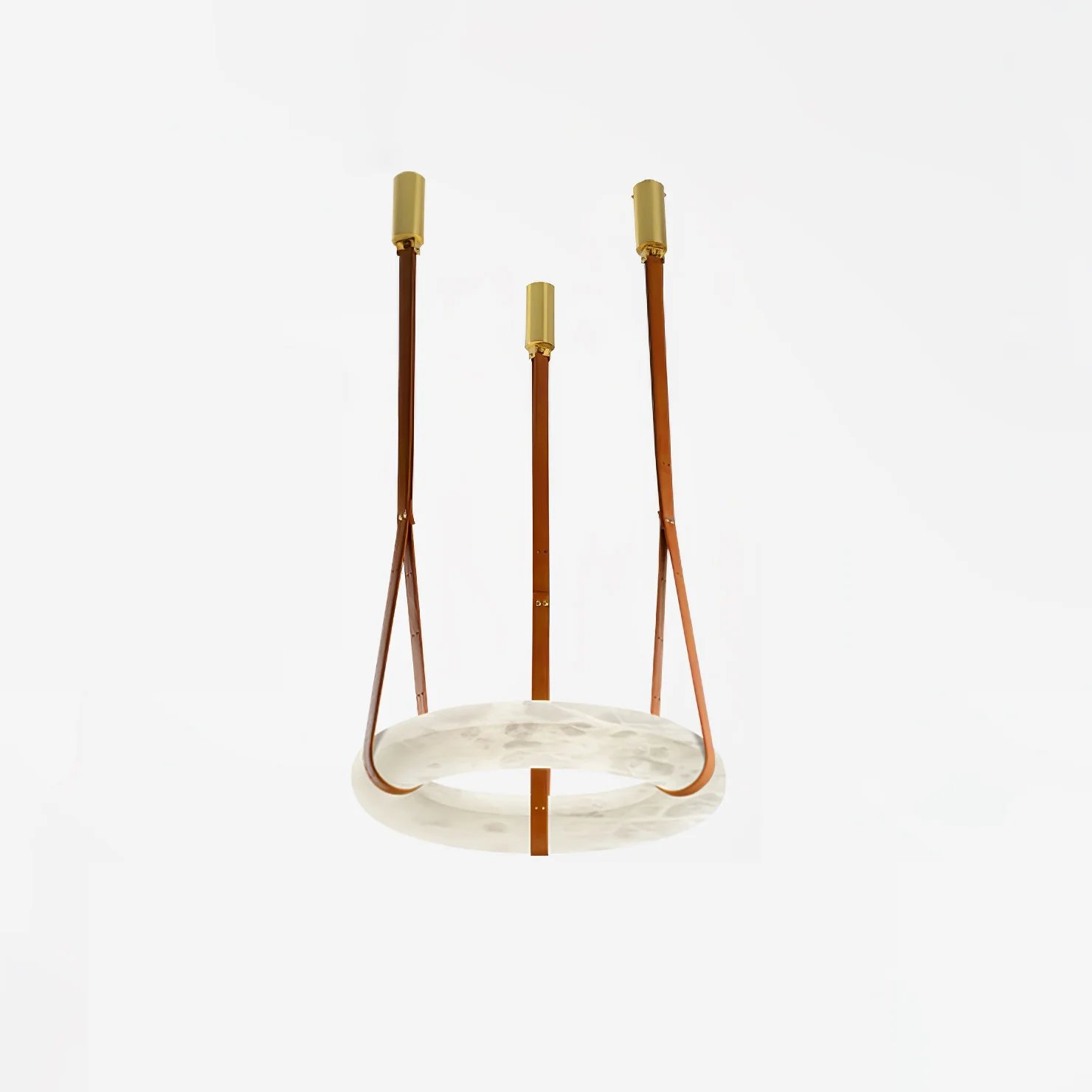 Hailie Vintage Unusual Resin Leather Pendant Light Living Dining Room