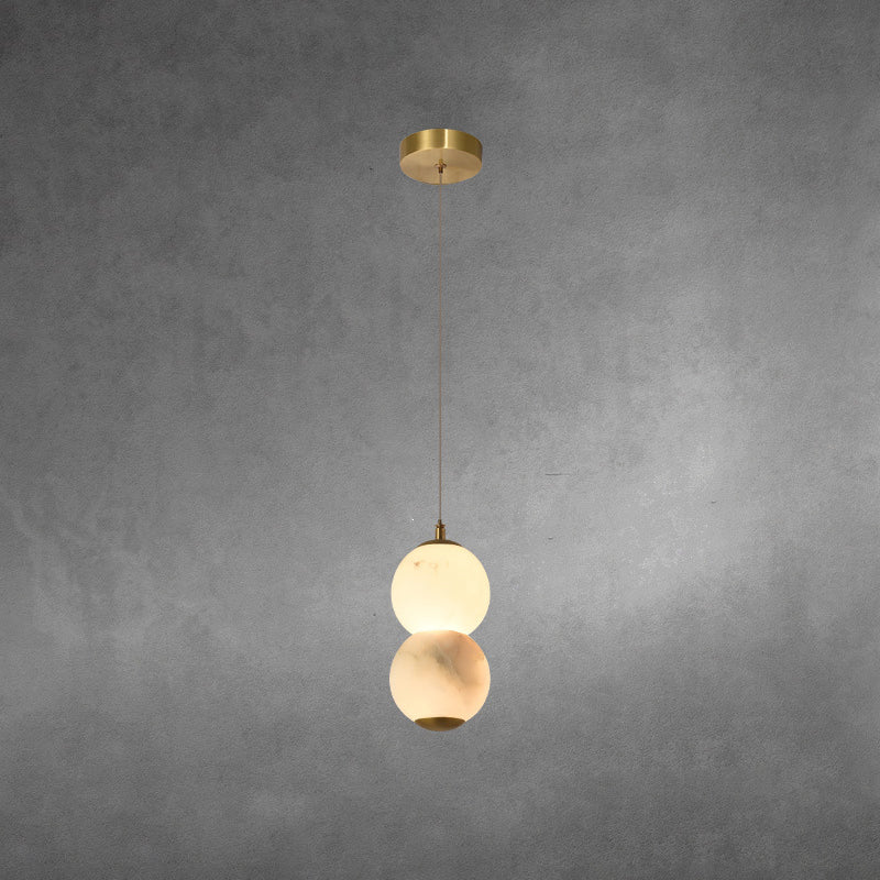 Alessio Minimalism Metal Resin Pendant Light Dining Room Bedroom