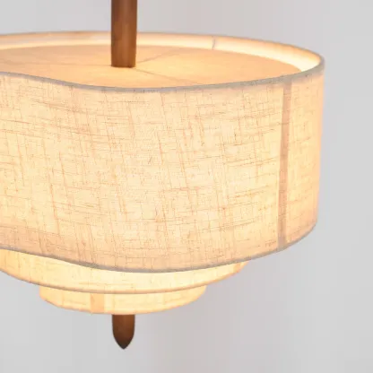Renée Modern Pebble Fabric Pendant Light Bedroom Dining Room