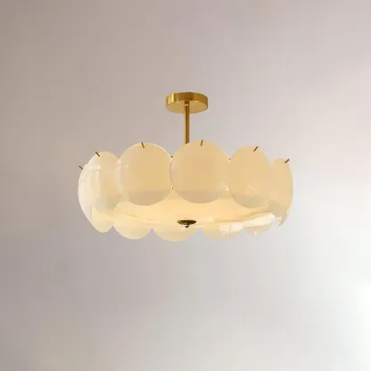 Marilyn Special Cottage Metal Glass Ceiling Light Living Room Bedroom