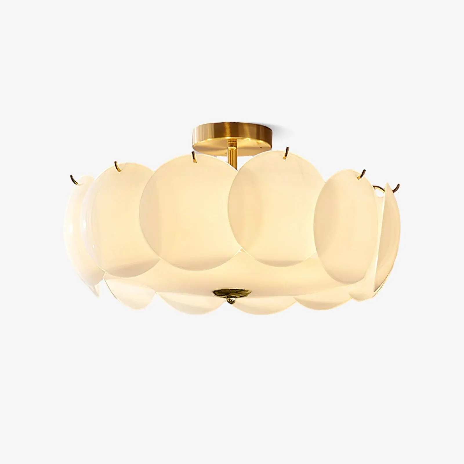 Marilyn Special Cottage Metal Glass Ceiling Light Living Room Bedroom