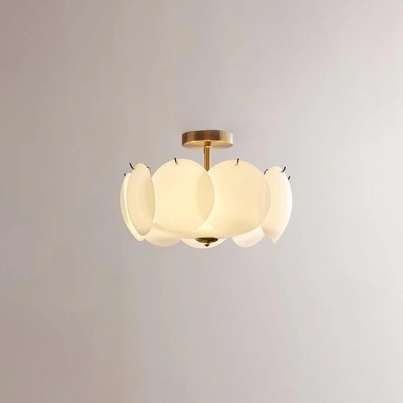 Marilyn Special Cottage Metal Glass Ceiling Light Living Room Bedroom