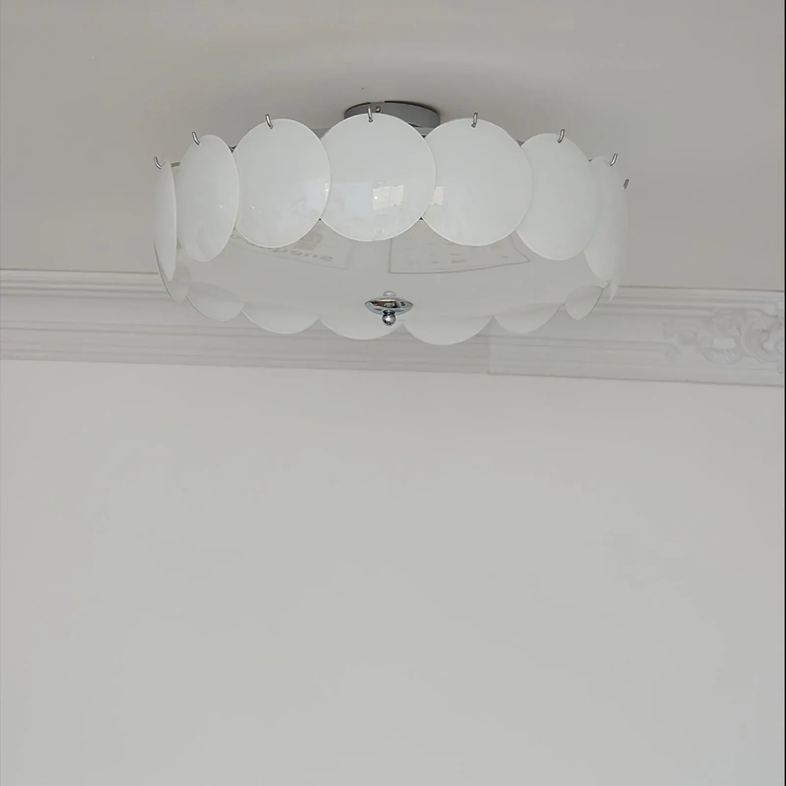 Marilyn Special Cottage Metal Glass Ceiling Light Living Room Bedroom
