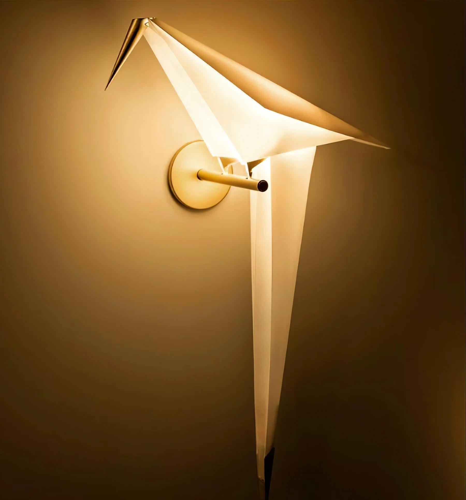 Orr Modern Unusual Bird PC Metal Wall Light Bedroom Study Living Room