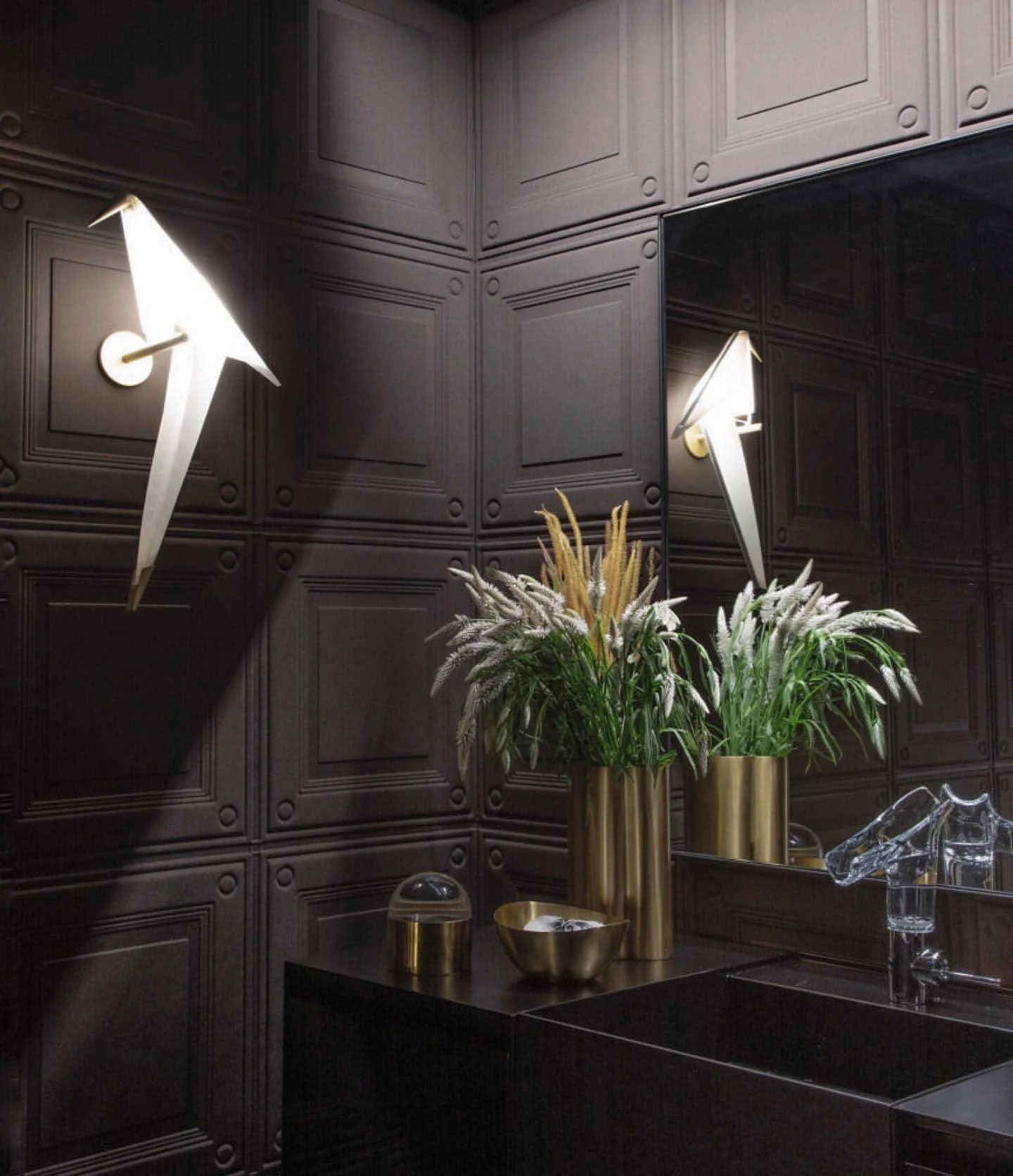 Orr Modern Unusual Bird PC Metal Wall Light Bedroom Study Living Room