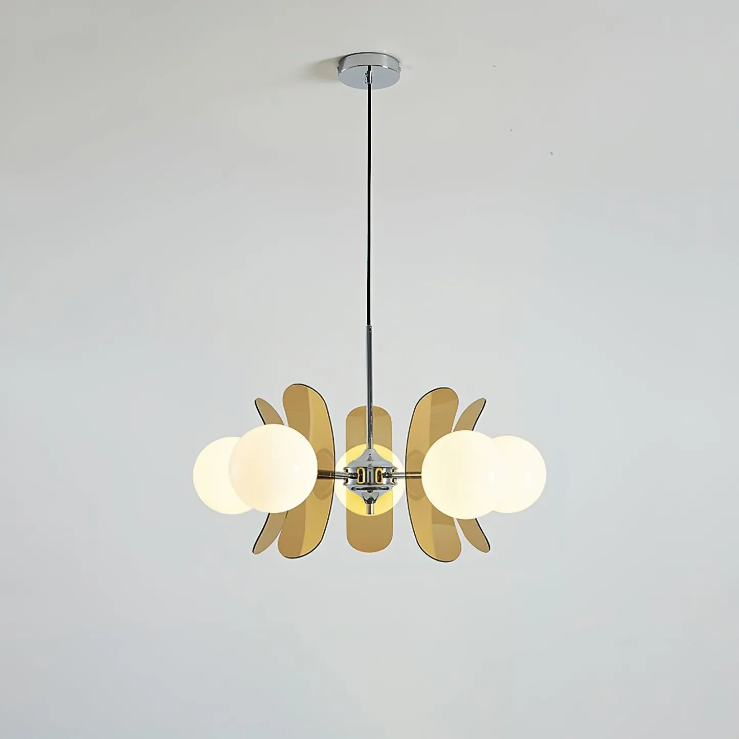 Valentina Modern Metal Glass Pendant Light Bedroom Living Room