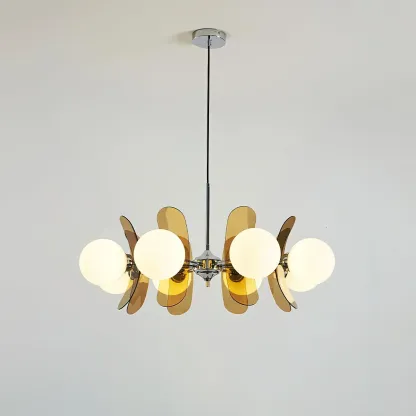 Valentina Modern Metal Glass Pendant Light Bedroom Living Room