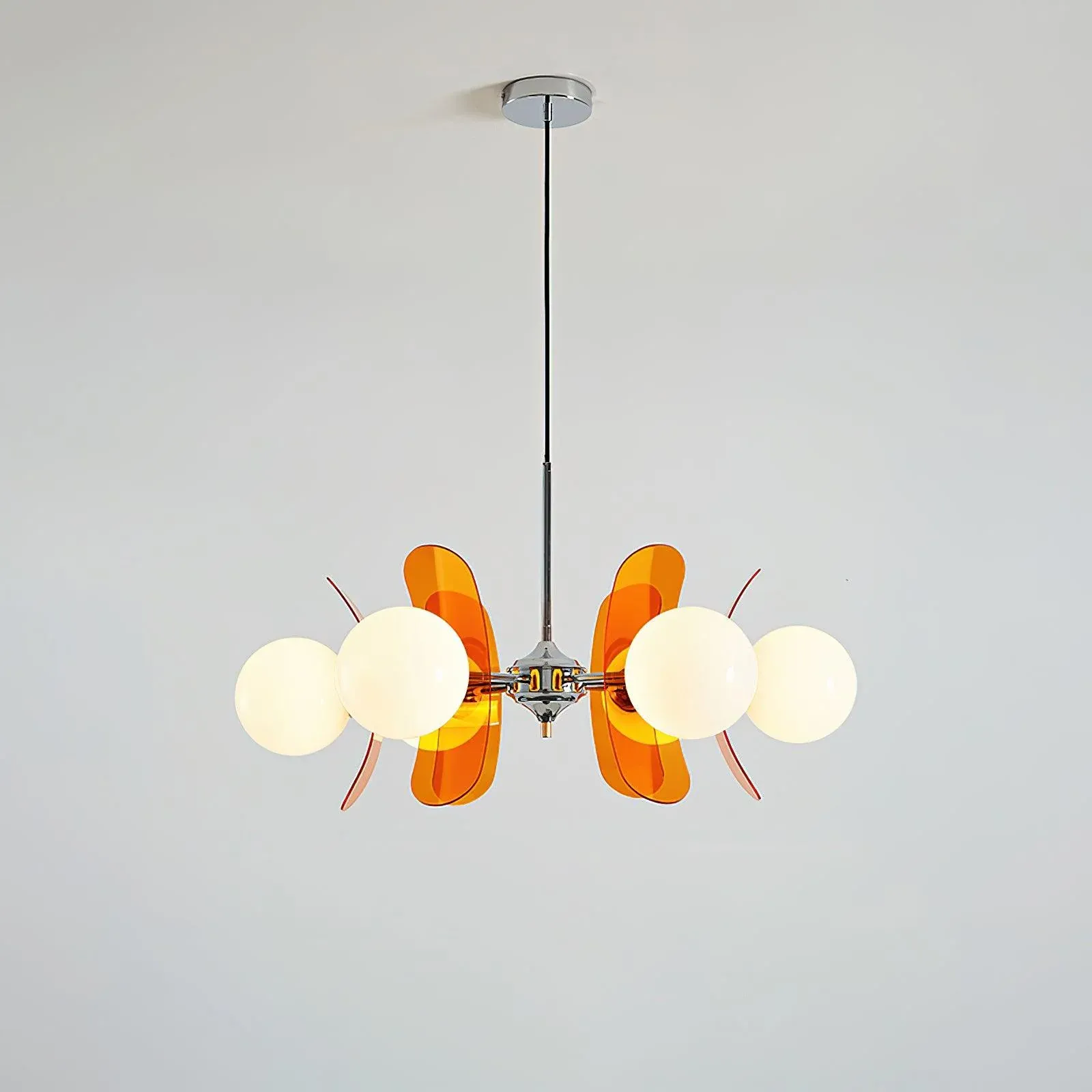 Valentina Modern Metal Glass Pendant Light Bedroom Living Room