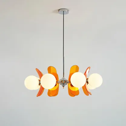 Valentina Modern Metal Glass Pendant Light Bedroom Living Room