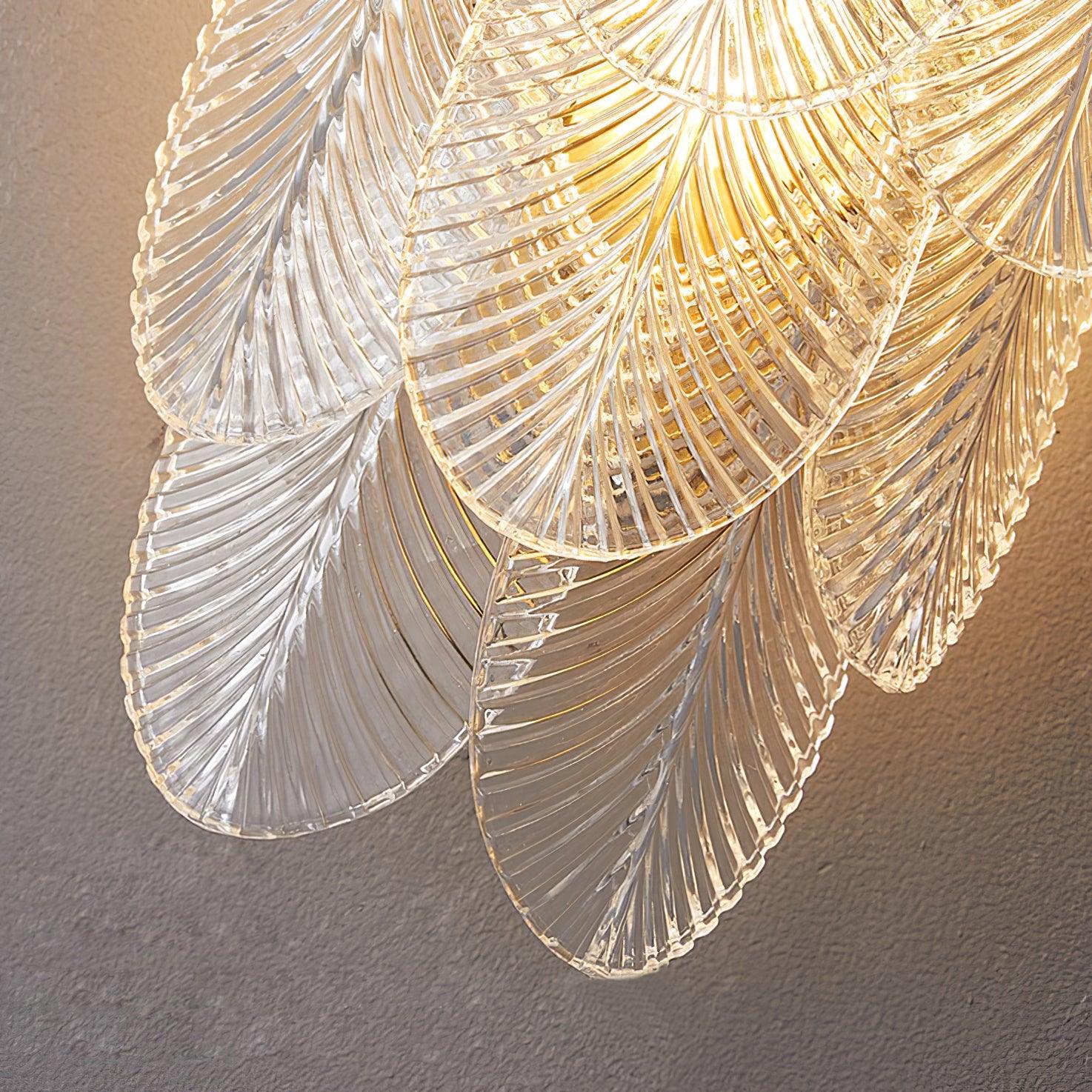 Marilyn Cottage Brass Glass Metal Wall Lamp Living Room Bedroom