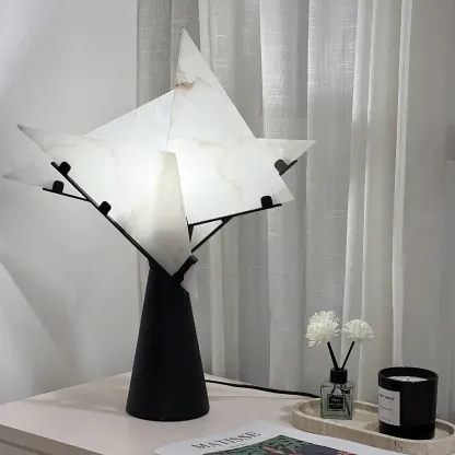 Jade Modern Table Lamp Scene Living Room Bedroom Study Room