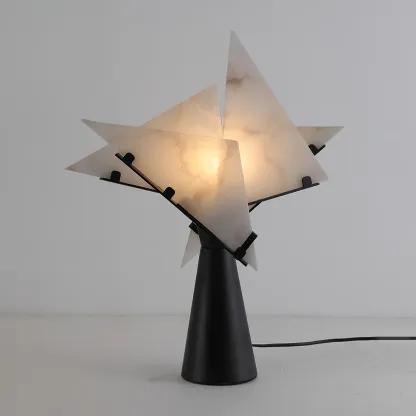 Jade Modern Table Lamp Scene Living Room Bedroom Study Room