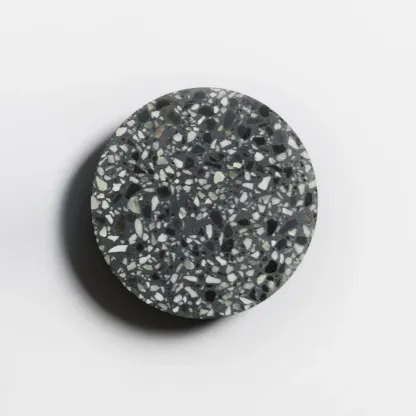 Byers Vintage Round Metal Terrazzo Concrete Wall Lamp Bedoom