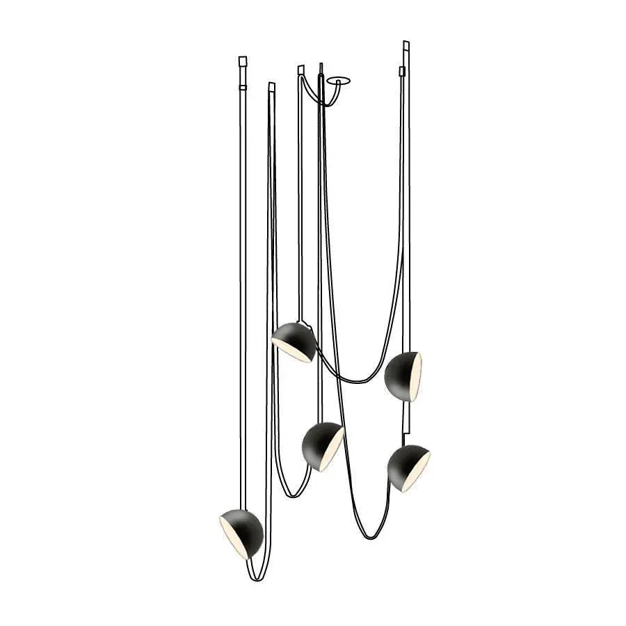 Valentina Modern Unusual Canvas Pentand Light Dining Living Room