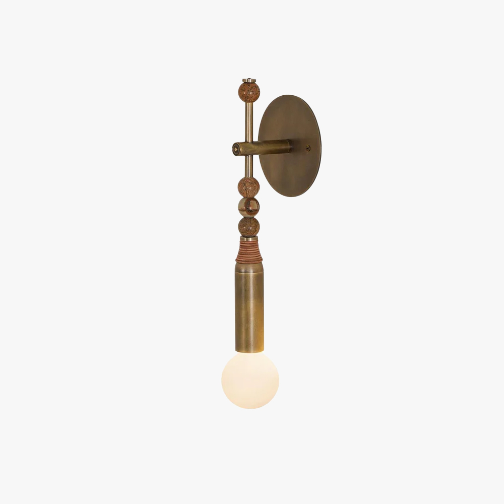 Alessio Vintage Unusual Marble Wall Light Fixture Bedroom Hallway