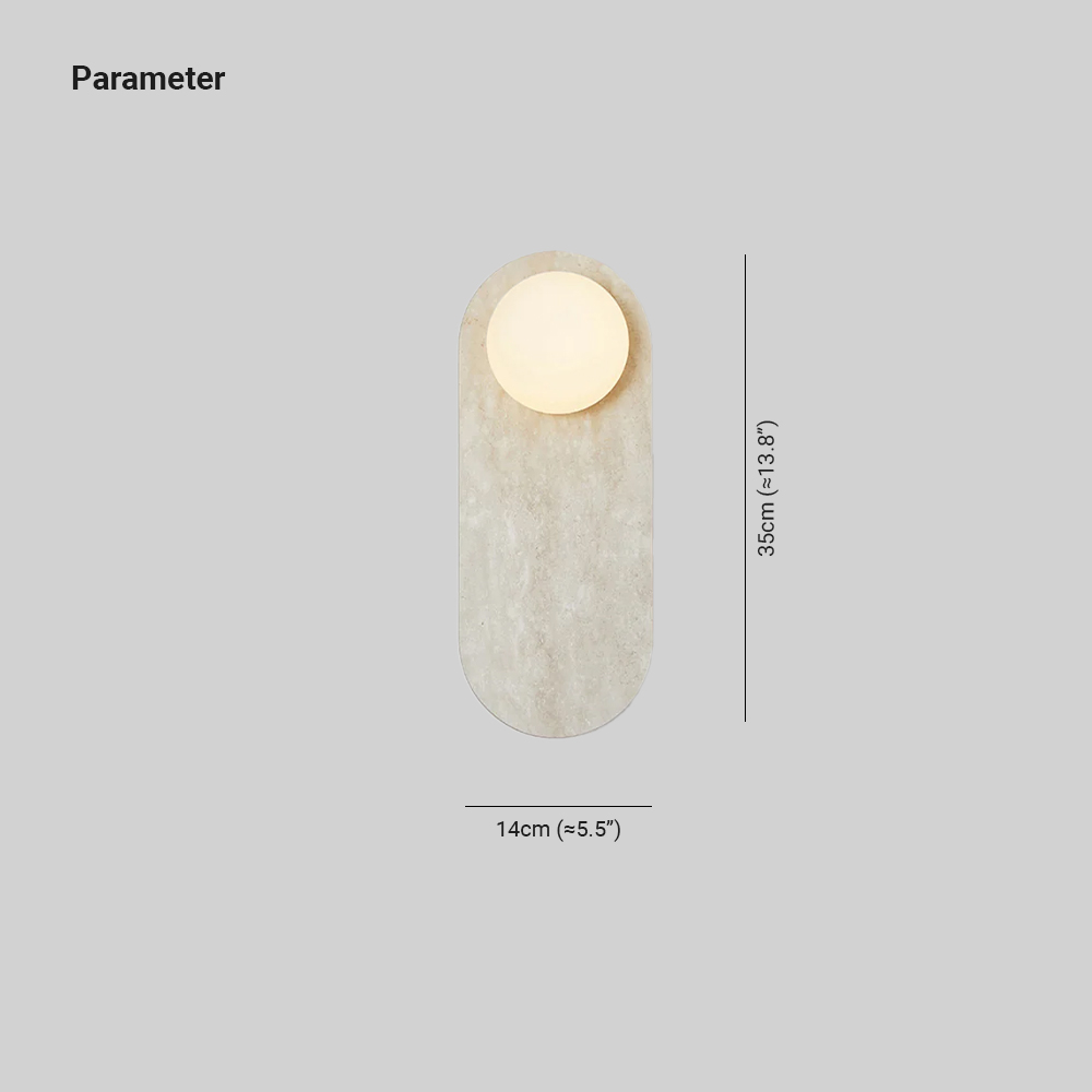 Elif Minimalism Metal Glass Wall Lamp Dining Room Bedroom