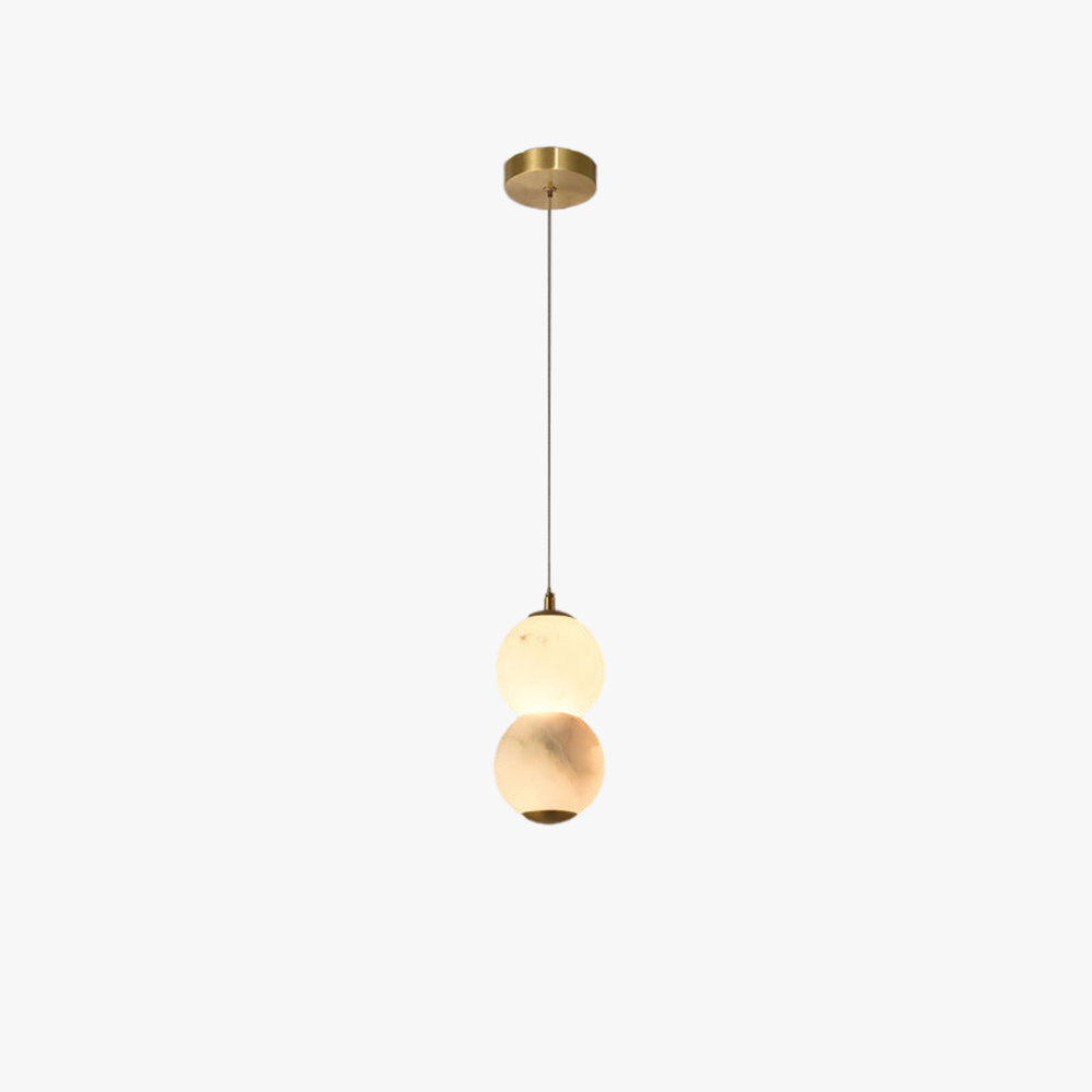 Alessio Minimalism Metal Resin Pendant Light Dining Room Bedroom