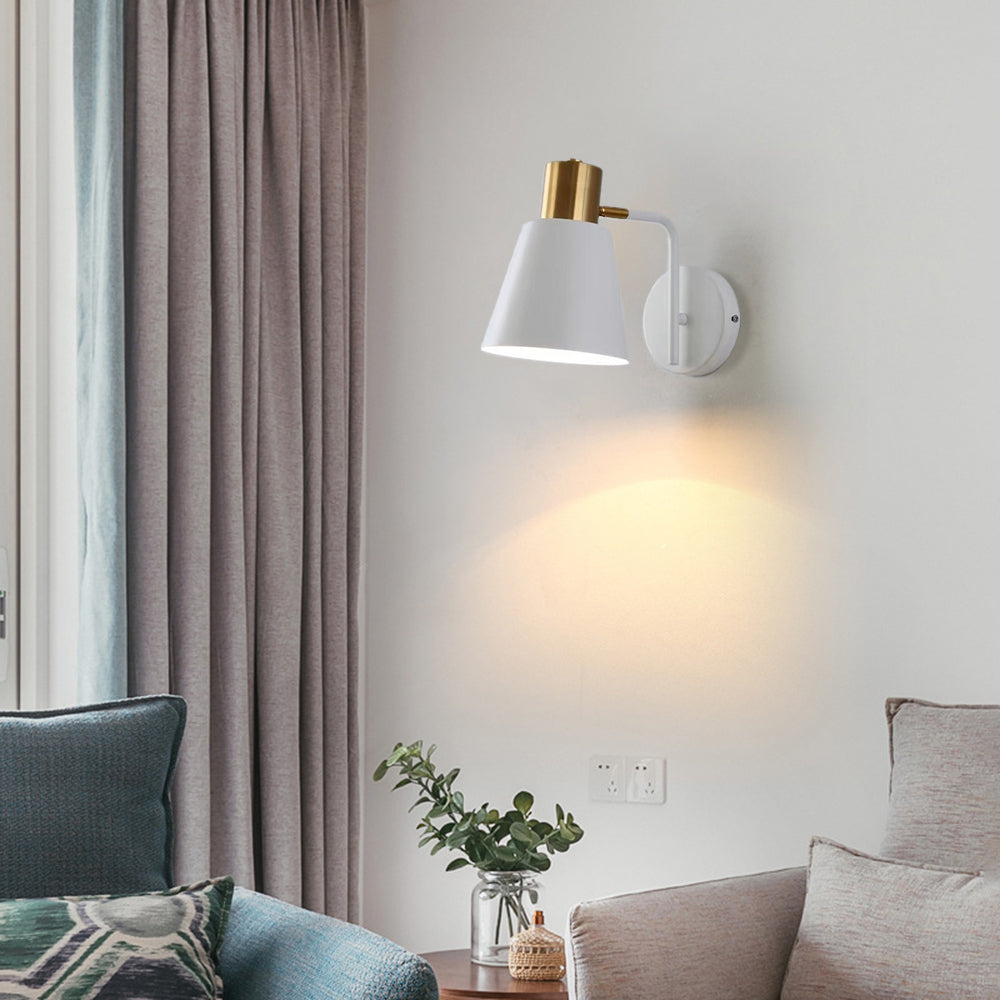 Meza Industrial LED Metal Indoor Wall Lamp Study Room