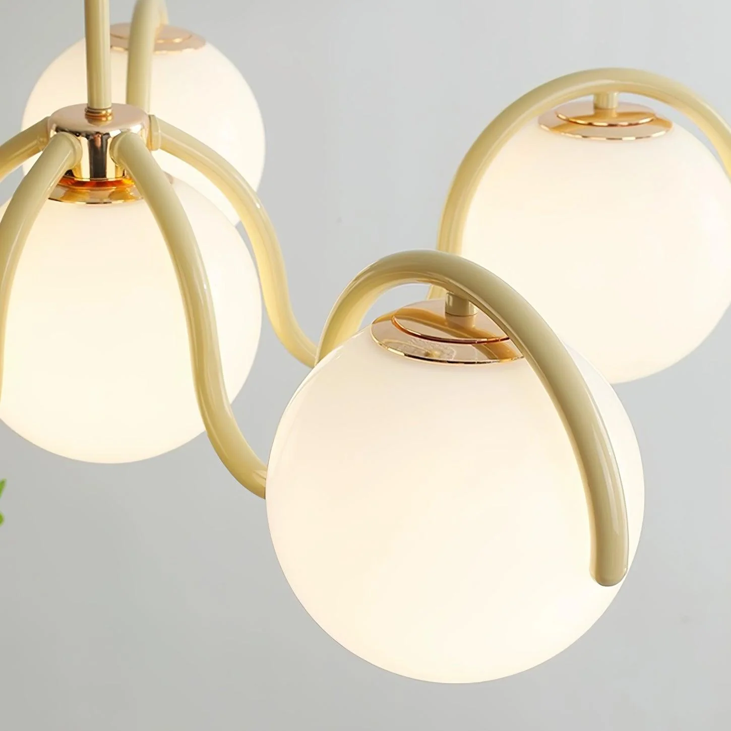 Valentina Vintage Metal Glass Pendant Light Bedroom Living Room