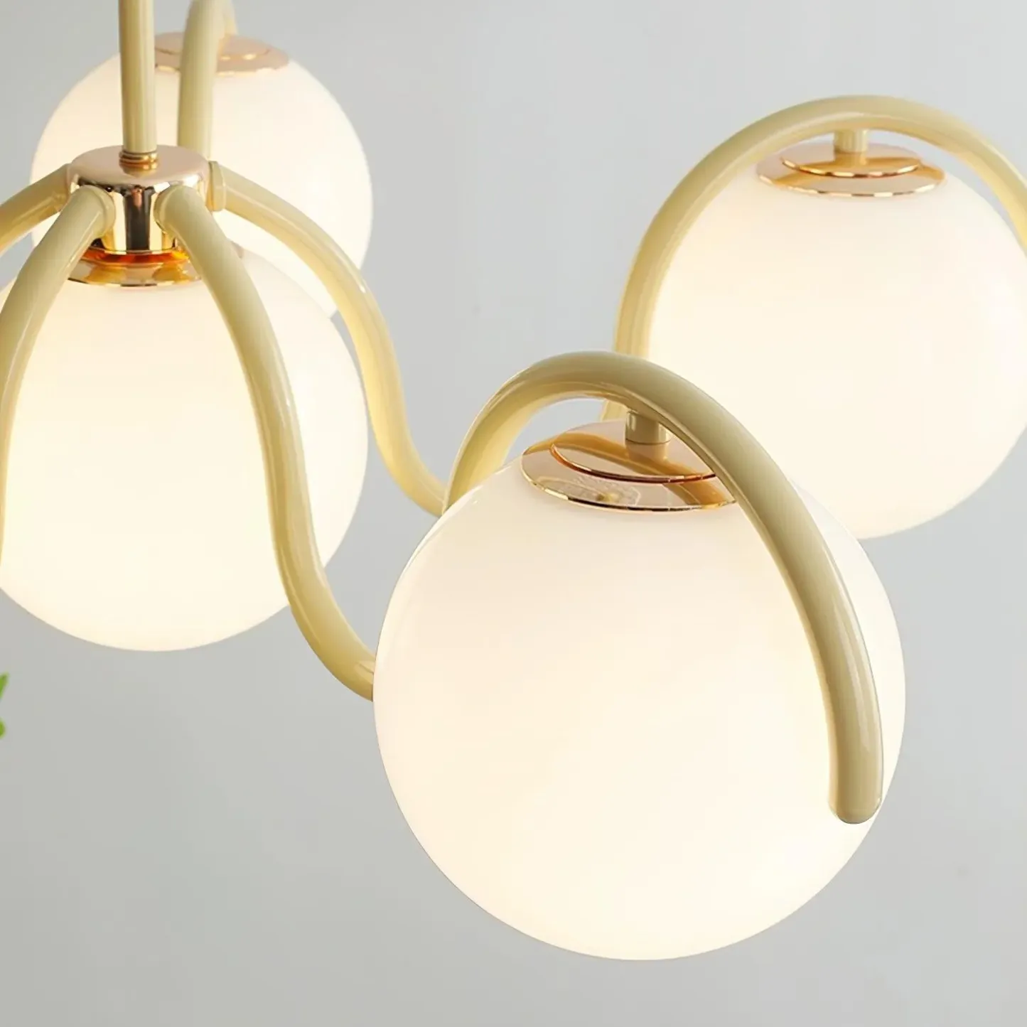 Valentina Vintage Metal Glass Pendant Light Bedroom Living Room