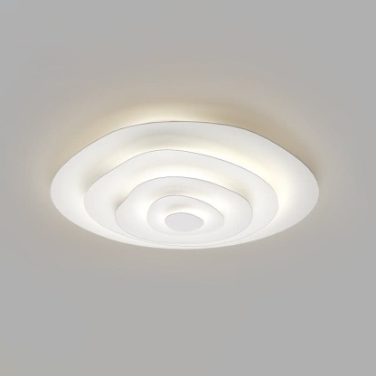 Quinn Elegant Ripple Metal Ceiling Light Fixture Bedroom Living Room